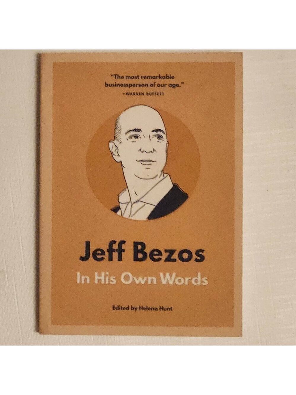 Jeff Bezos In His Own Words Soft Cover Book Conversation Starter